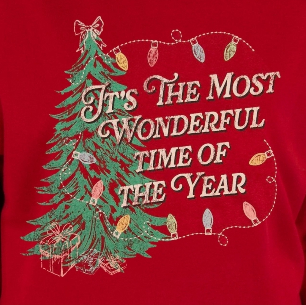 State of Mind Unisex Red Holiday Sweater - Picture 4 of 6
